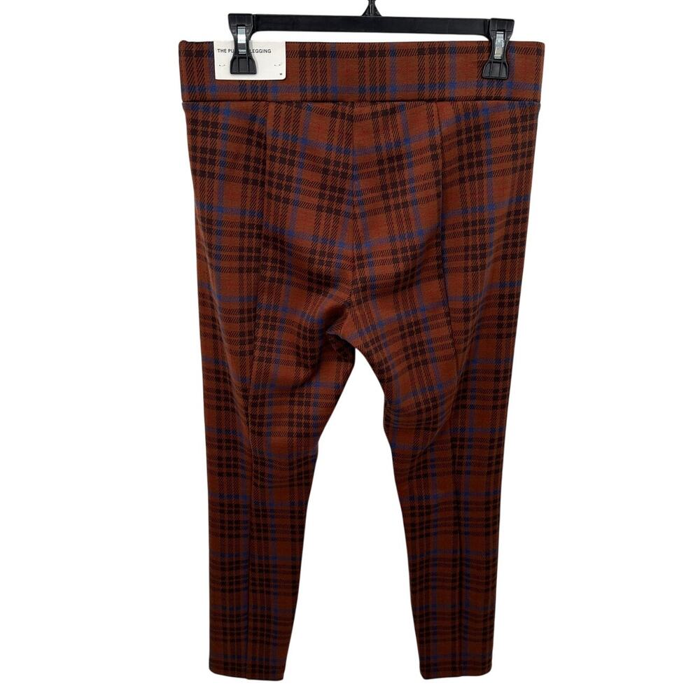 ANN TAYLOR NWT The Pull on Legging in Brown Plaid // M - Picture 5 of 8